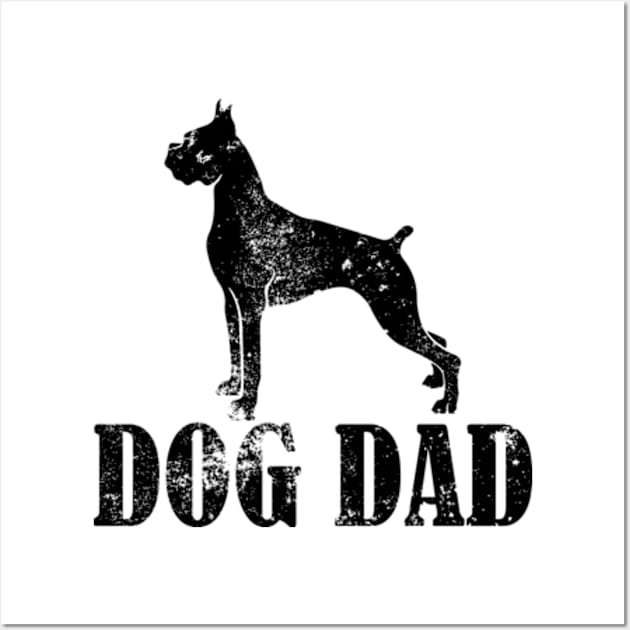 Boxer Dog Dad Wall Art by AstridLdenOs